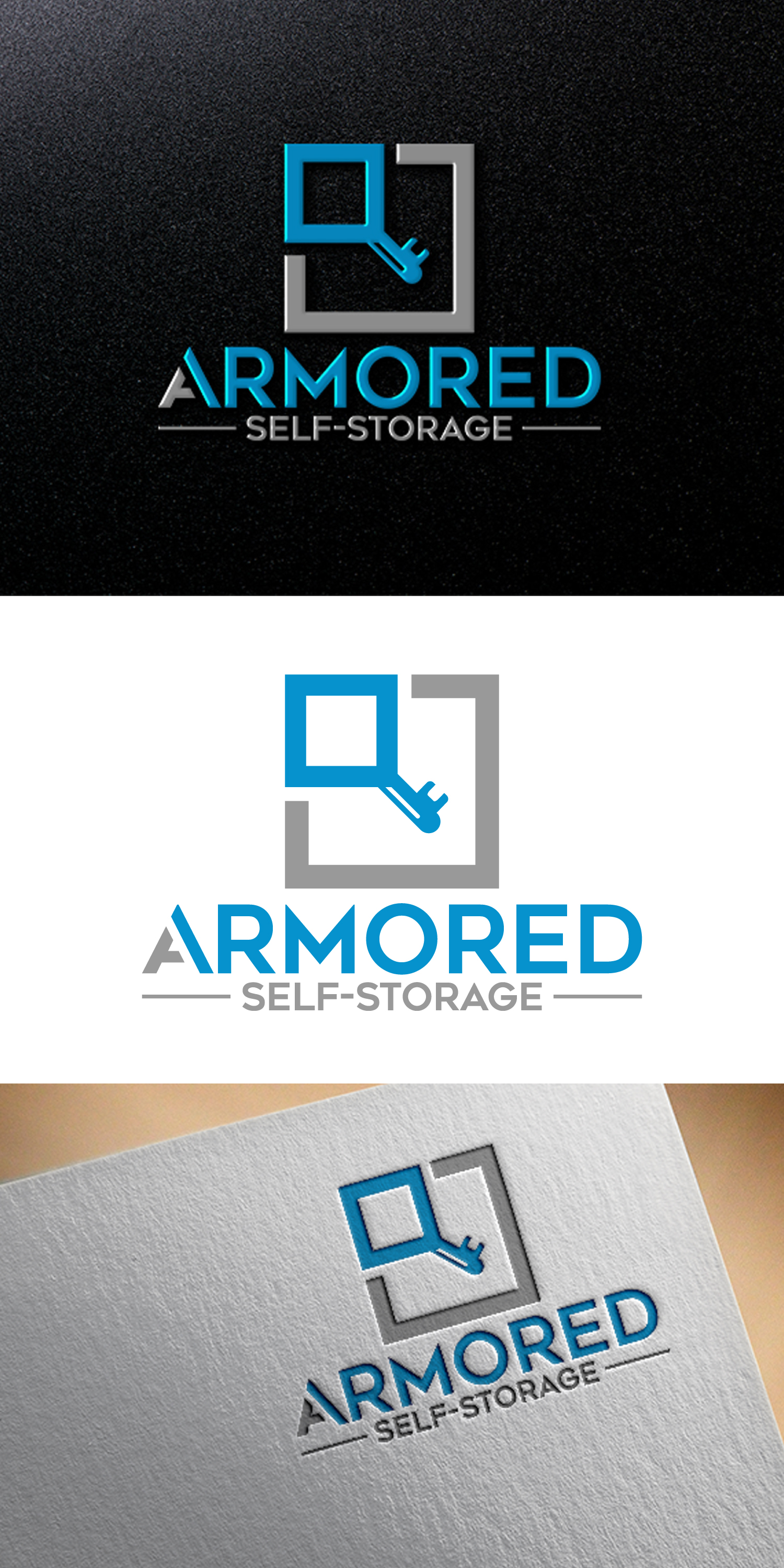 Logo Design by Tonmoyy for Armored Self-Storage | Design #22590498