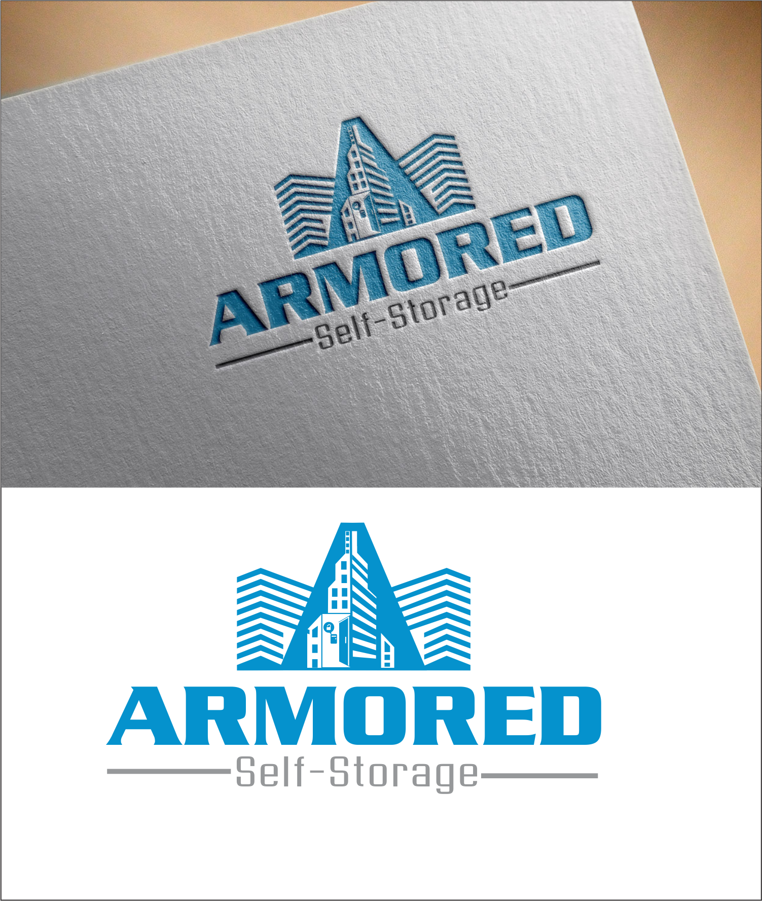 Diseño de Logo por Udaya G para Armored Self-Storage | Diseño #22590083