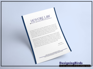 Stationery Design by Designing Birds for Powers & Hovore | Design: #22571685