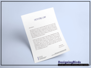Stationery Design by Designing Birds for Powers & Hovore | Design: #22575551