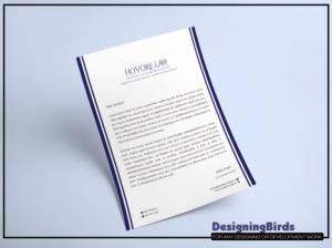 Stationery Design by Designing Birds for Powers & Hovore | Design: #22581291