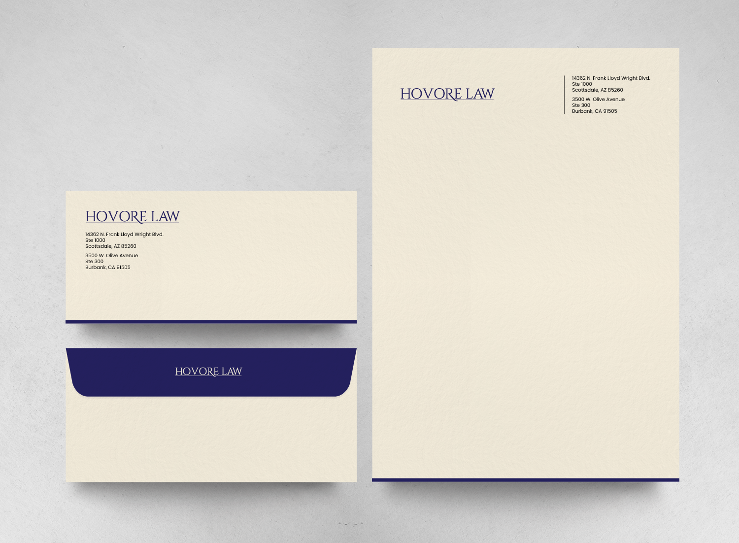 Stationery Design by chandrayaan.creative for Powers & Hovore | Design #22552065