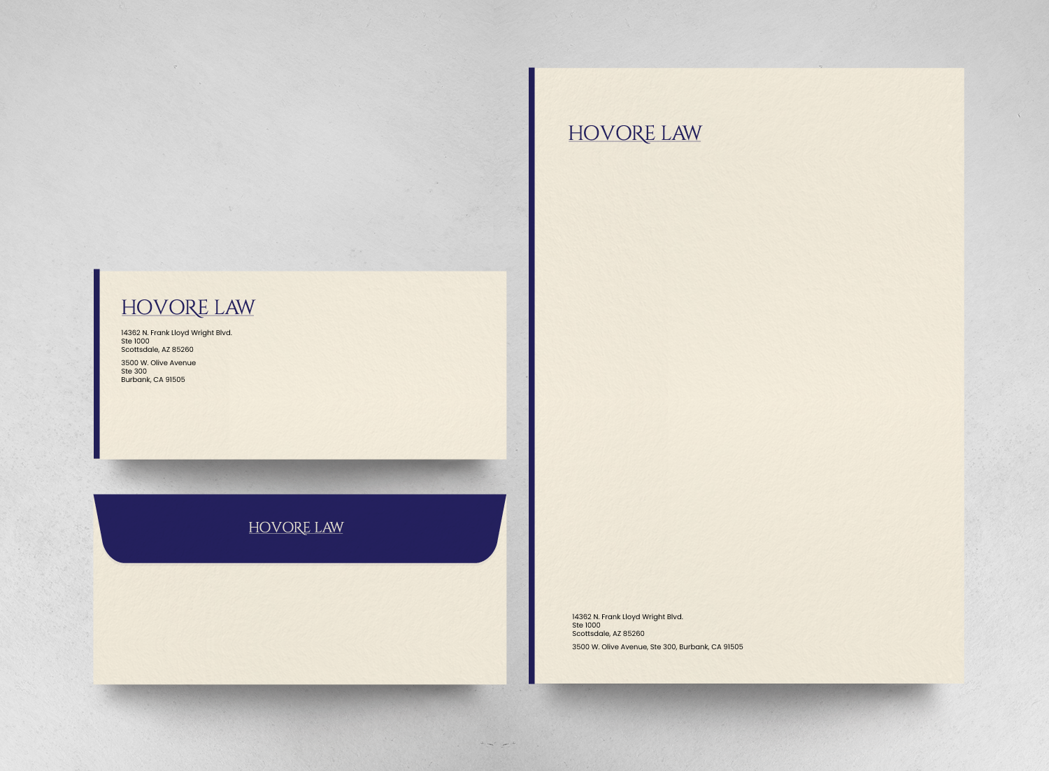 Stationery Design by chandrayaan.creative for Powers & Hovore | Design #22552067