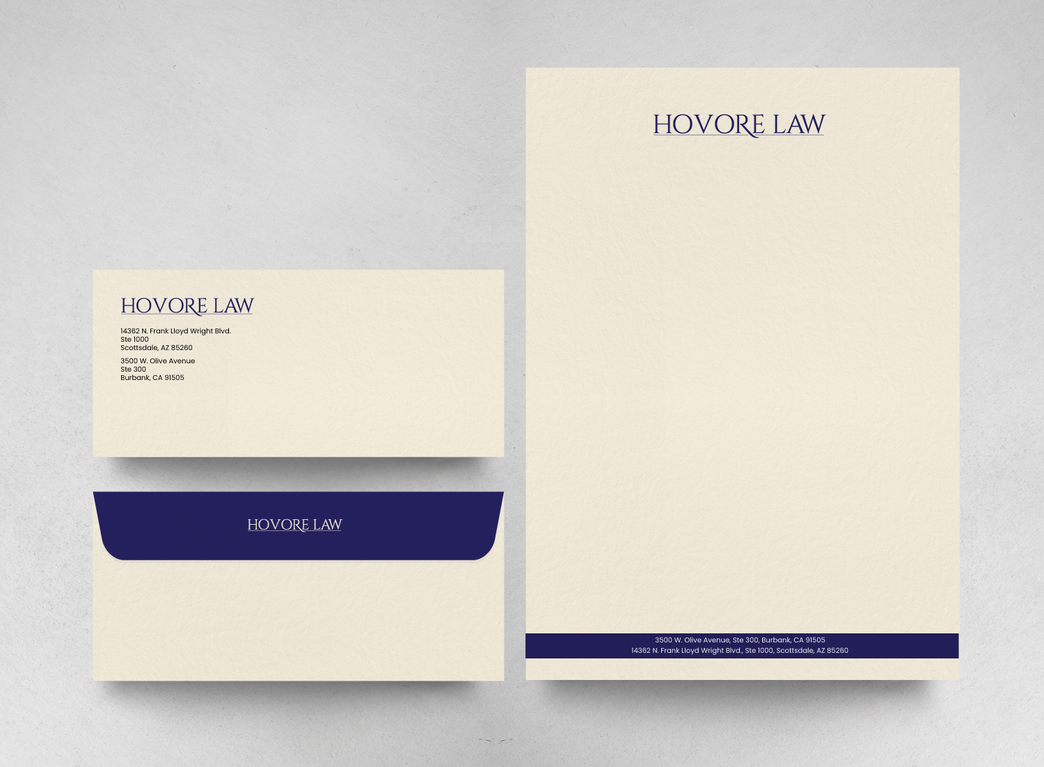 Stationery Design by chandrayaan.creative for Powers & Hovore | Design #22552071
