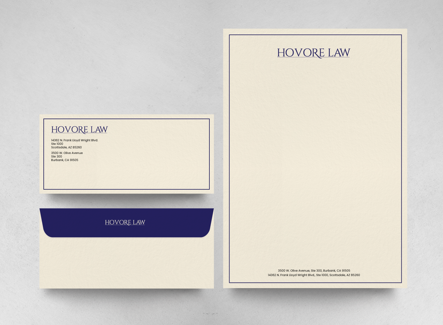 Stationery Design by chandrayaan.creative for Powers & Hovore | Design #22552074