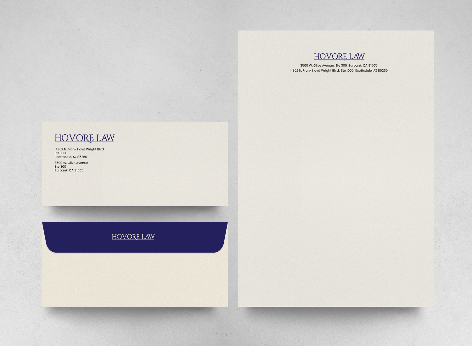 Stationery Design by chandrayaan.creative for Powers & Hovore | Design #22552480