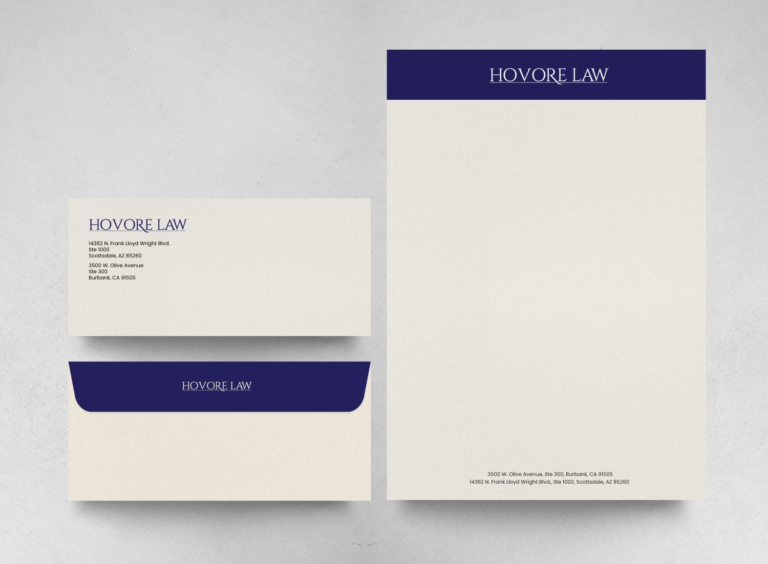 Stationery Design by chandrayaan.creative for Powers & Hovore | Design #22552481