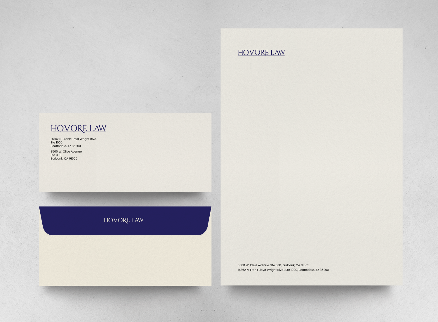 Stationery Design by chandrayaan.creative for Powers & Hovore | Design #22552482