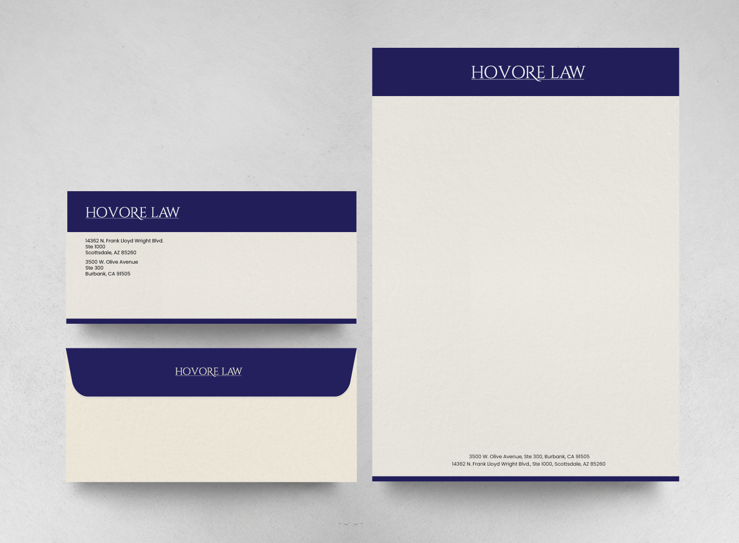 Stationery Design by chandrayaan.creative for Powers & Hovore | Design #22552485