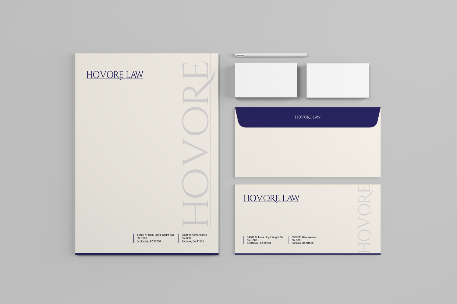 Stationery Design by SL Designer for Powers & Hovore | Design #22554935