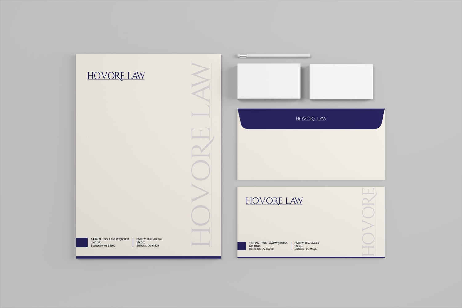 Stationery Design by SL Designer for Powers & Hovore | Design #22554936