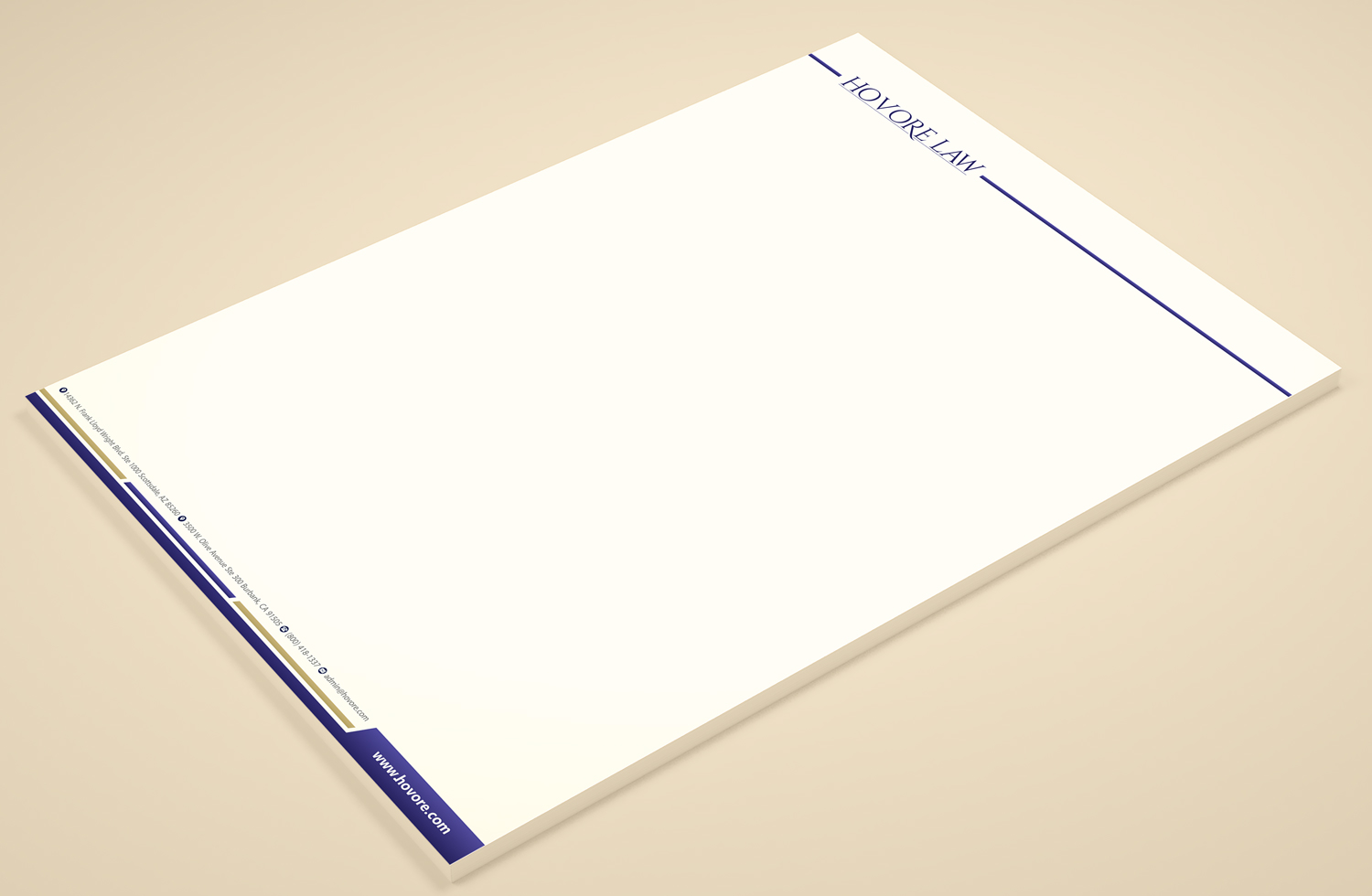 Diseño de Papelería por Petter Goms para Powers & Hovore | Diseño #22551652