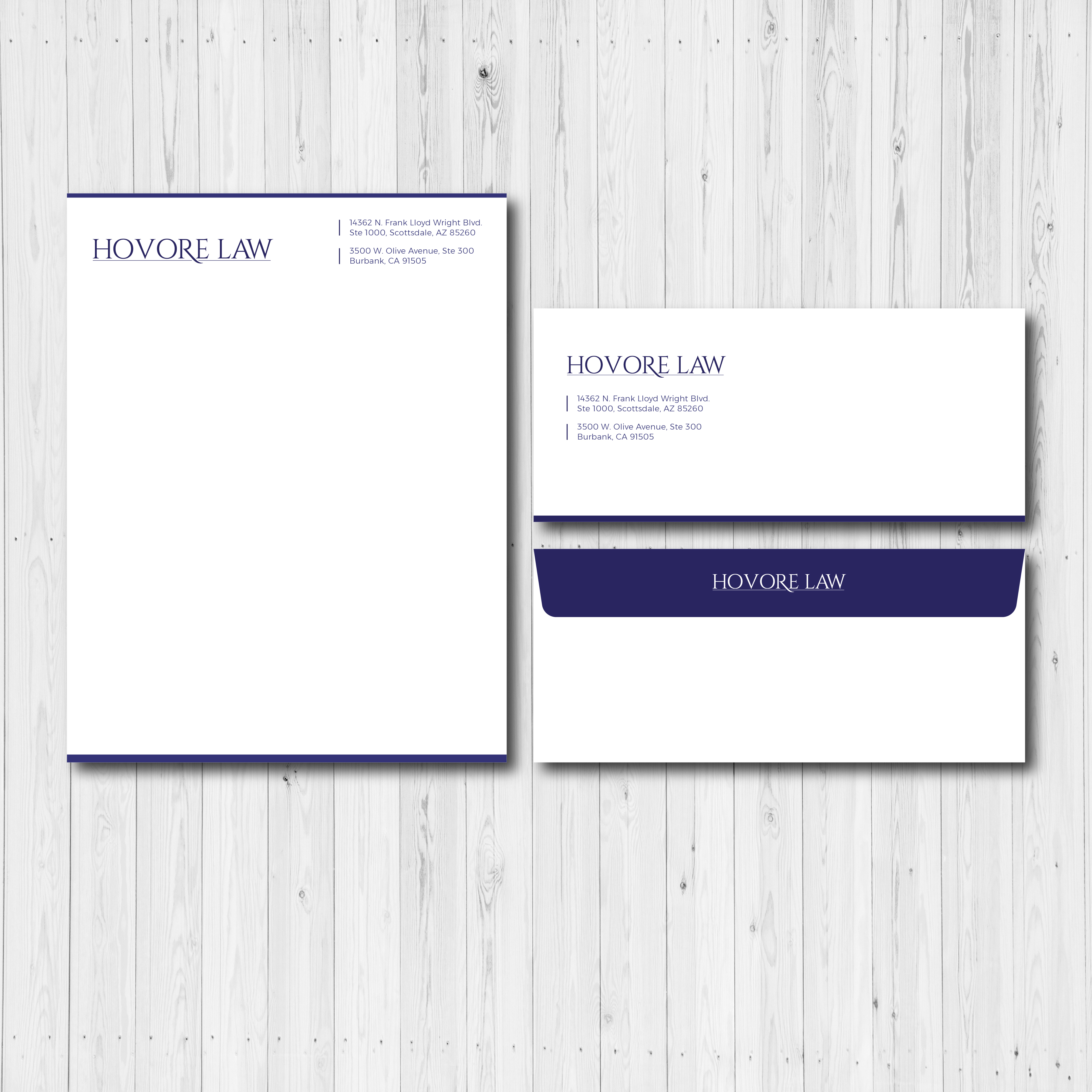 Stationery Design by Bold Pixels for Powers & Hovore | Design #22565941