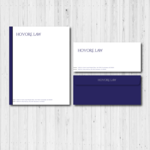 Stationery Design by Bold Pixels for Powers & Hovore | Design: #22566059