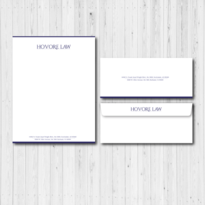 Stationery Design by Bold Pixels for Powers & Hovore | Design: #22566061
