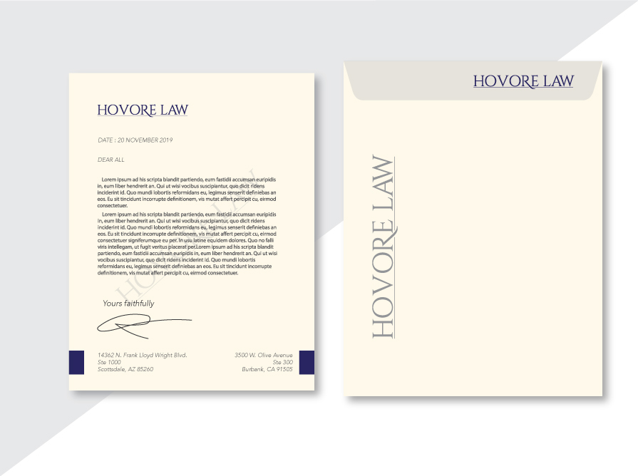 Stationery Design by zumur 2 for Powers & Hovore | Design #22550275