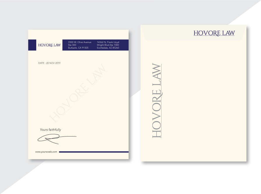 Schreibwaren-Design von zumur 2 für Powers & Hovore | Design #22550579