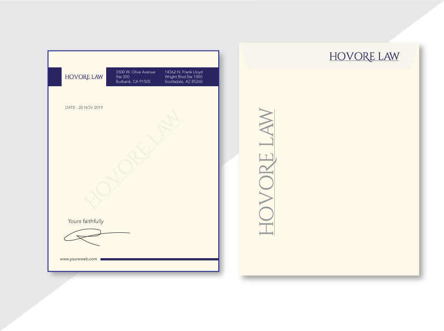 Schreibwaren-Design von zumur 2 für Powers & Hovore | Design #22550590