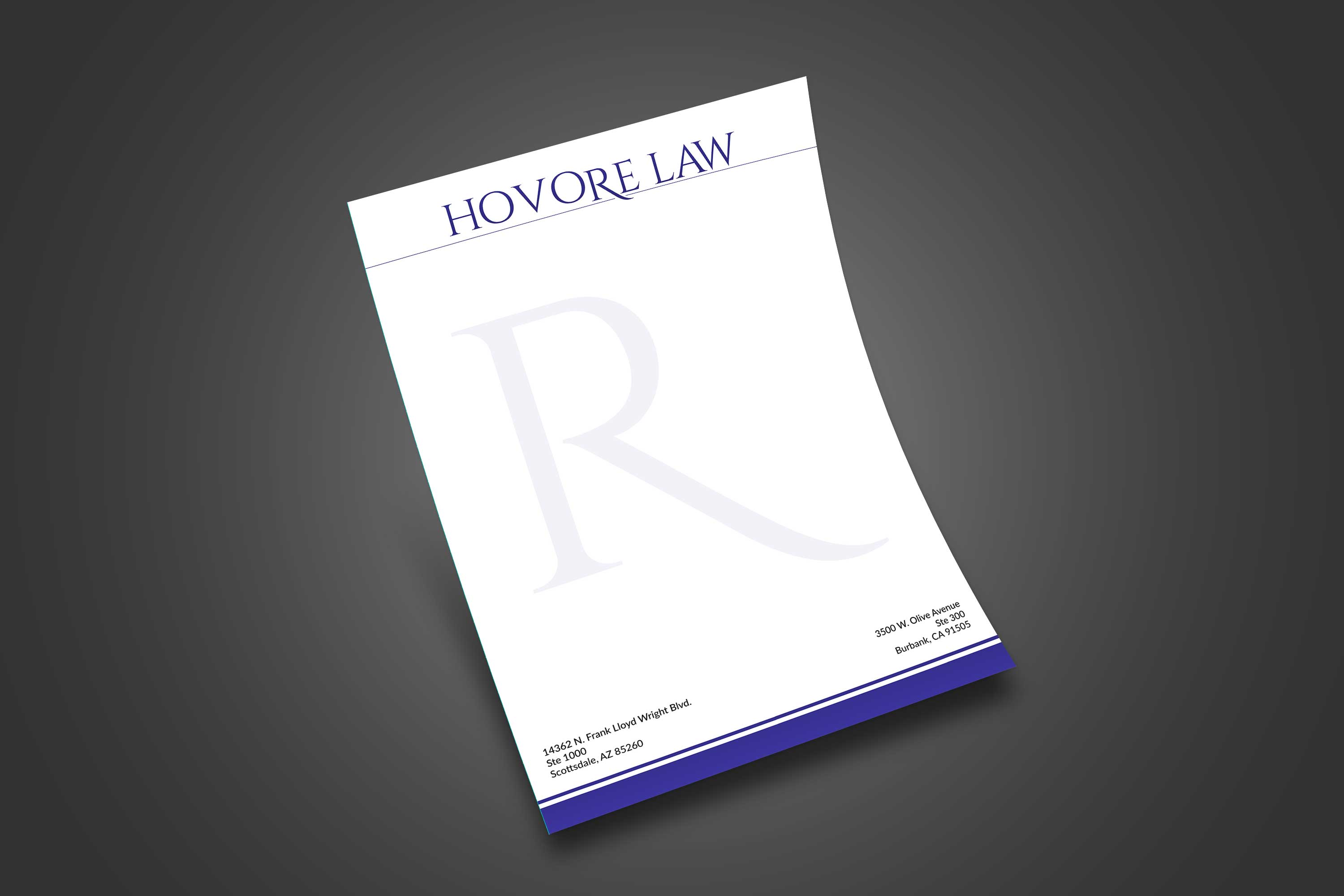 Stationery Design by Musa. A for Powers & Hovore | Design #22560865