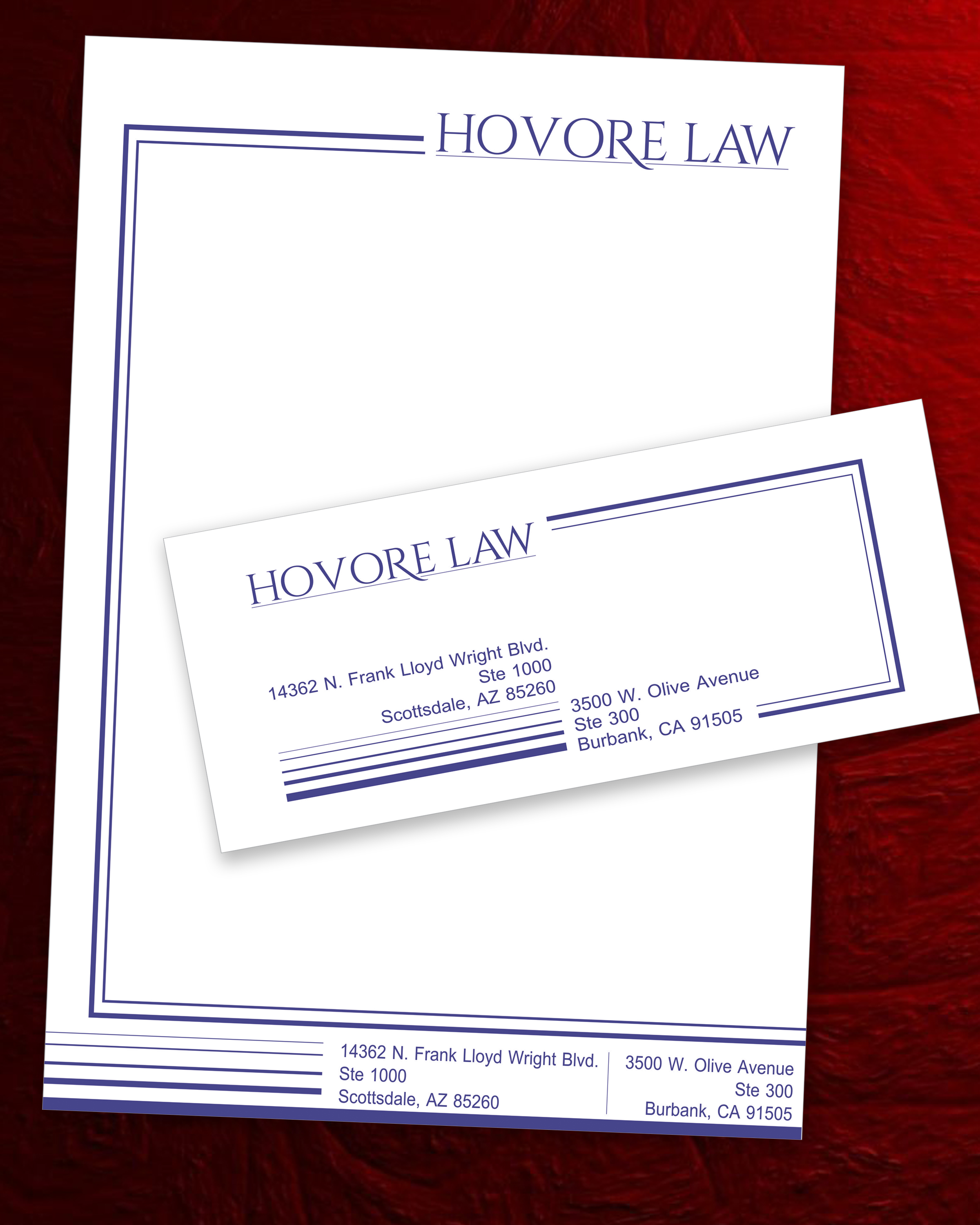 Stationery Design by Swapna2 for Powers & Hovore | Design #22564727