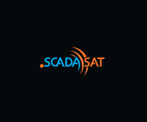 SCADA (all capitals) and SAT (short for satellite)... SAT may be upper case or lower case or a combination.  | Logo Design by Ethien