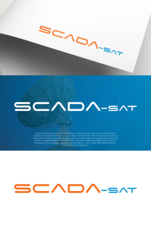 SCADA (all capitals) and SAT (short for satellite)... SAT may be upper case or lower case or a combination.  | Design de Logo par untung bertubi-tubi