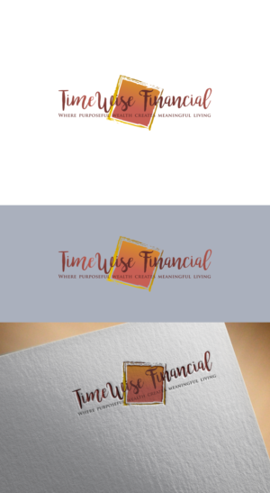 TimeWise Financial  (and then tag line "Where purposeful wealth creates meaningful living” | Diseño de Logo por siti MWDesign