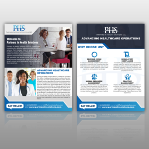Flyer Design by aspiremedia for Partners In Health Solutions LLC | Design: #22574650