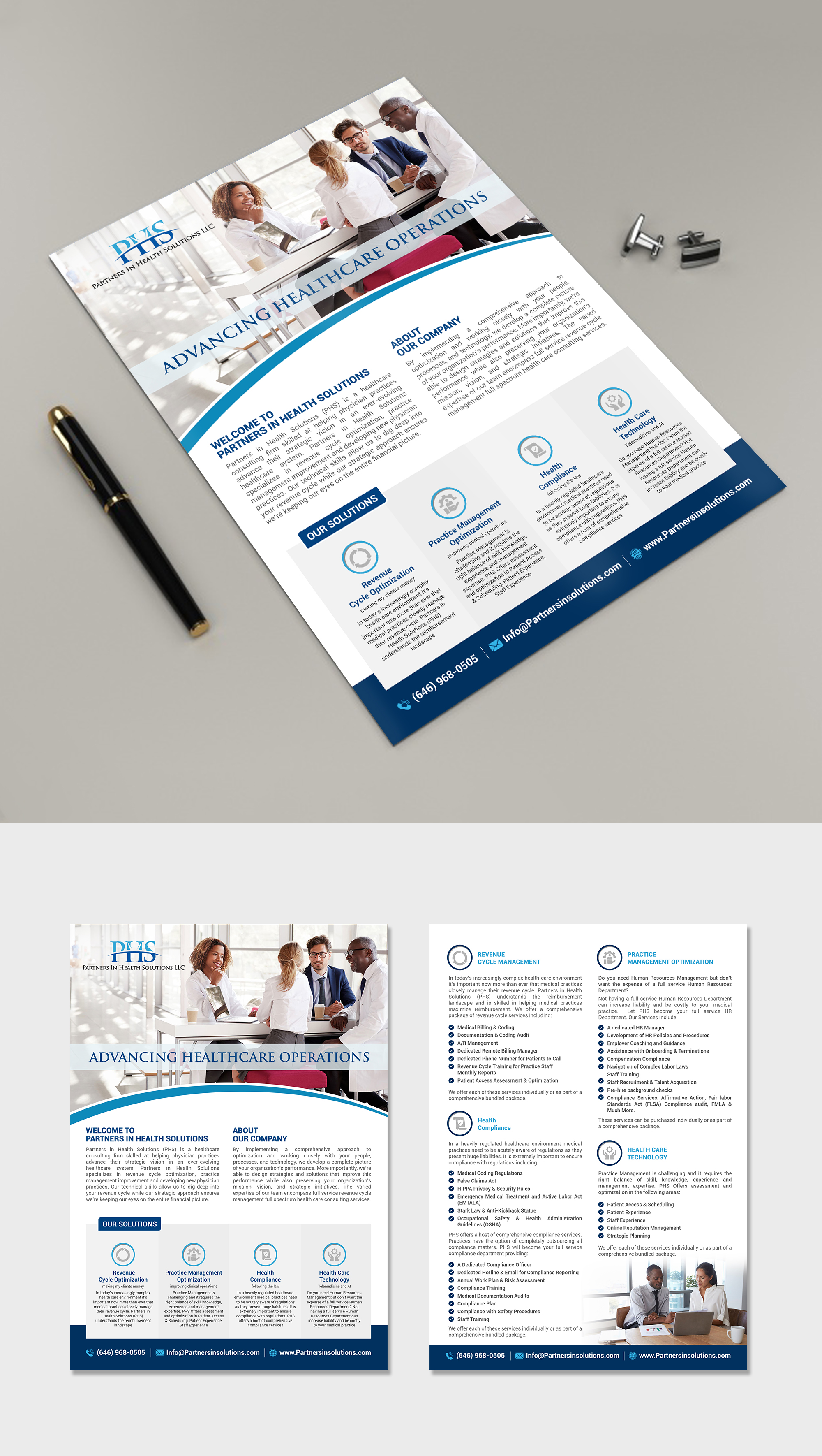 Flyer-Design von Deepak_9_Malhotra für Partners In Health Solutions LLC | Design #22556007
