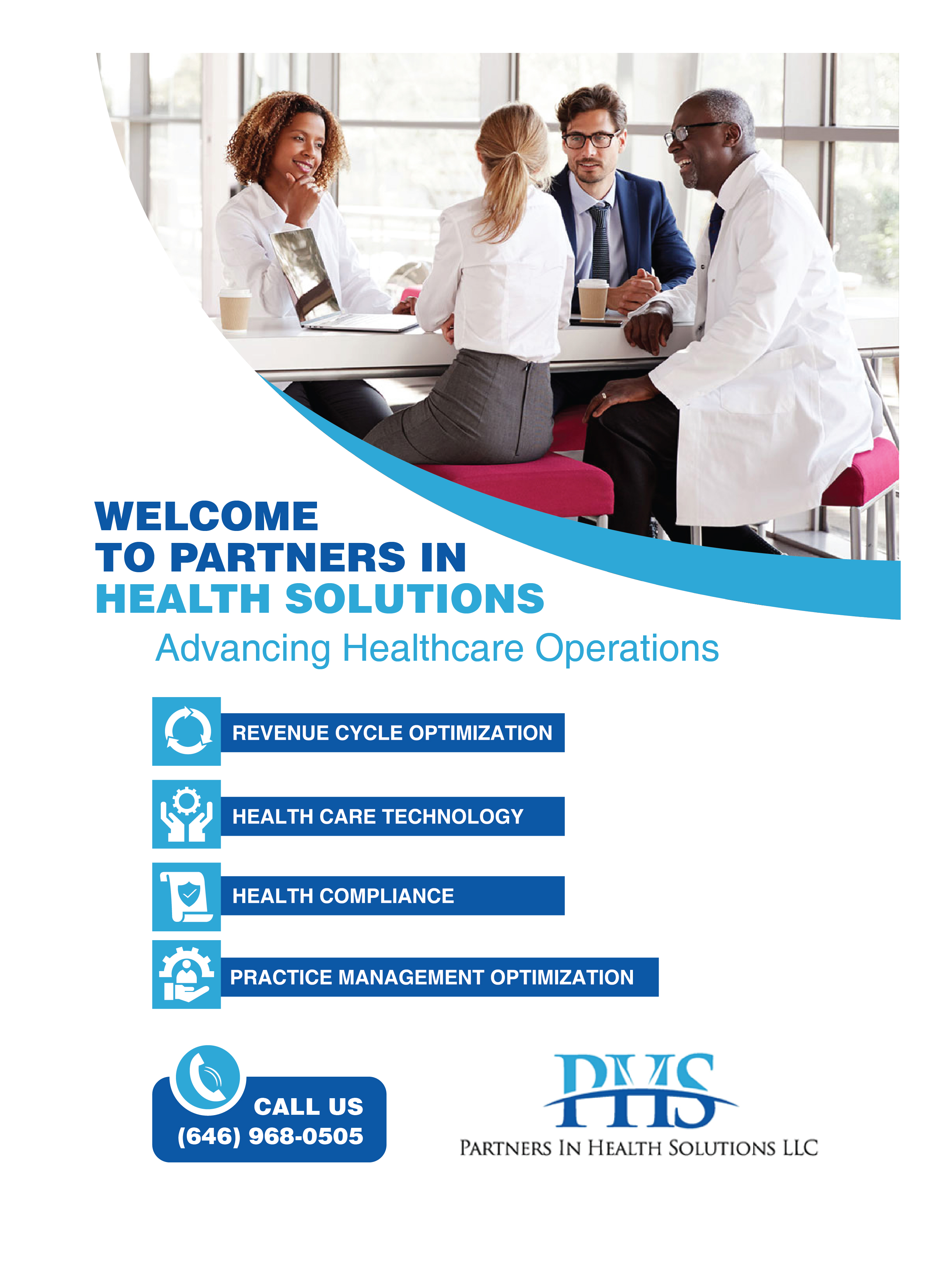 Flyer Design by Maxo-Biz for Partners In Health Solutions LLC | Design #22572013