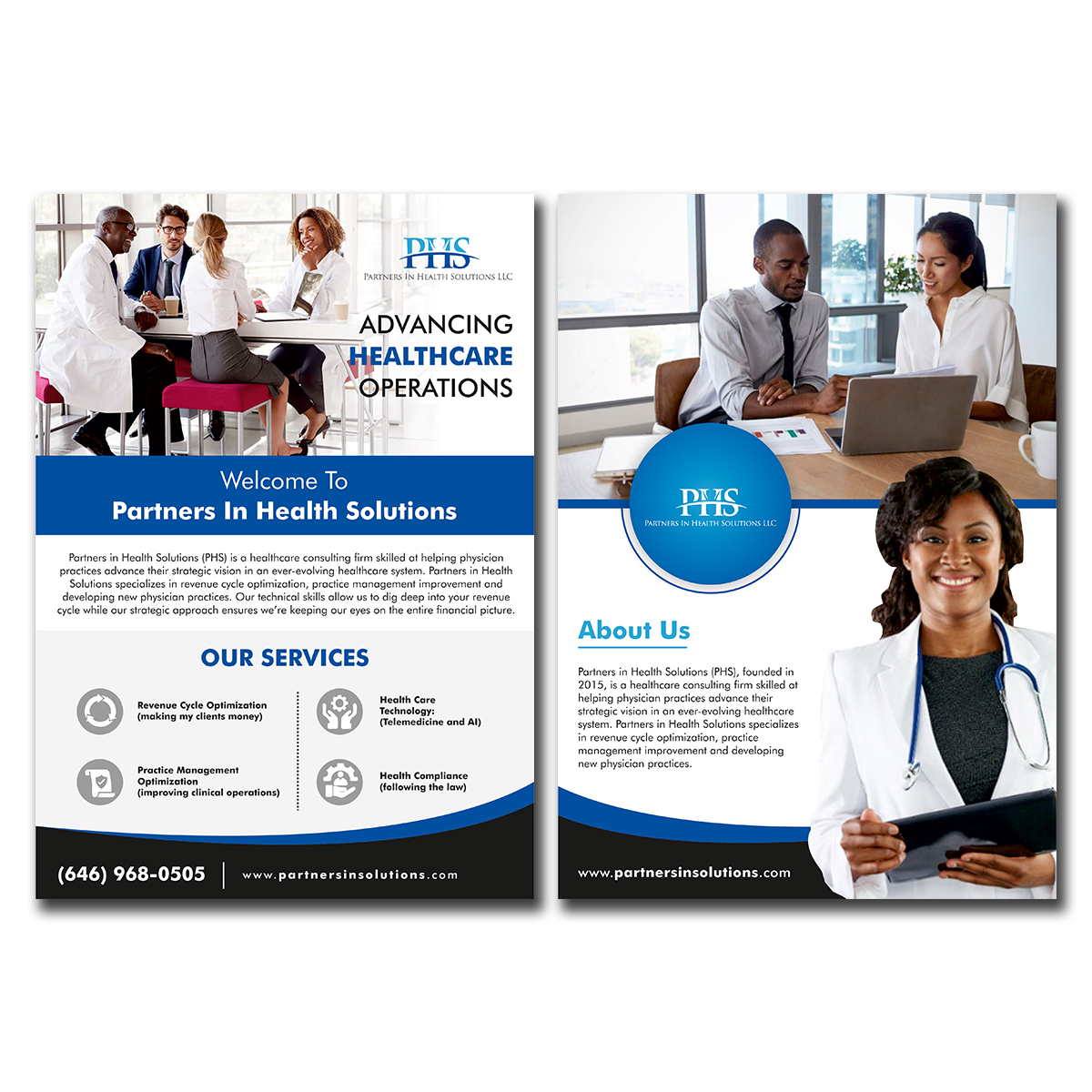 Flyer Design by AGMA for Partners In Health Solutions LLC | Design #22573373