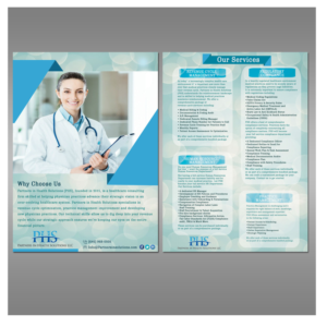 Flyer-Design von Thili Creations für Partners In Health Solutions LLC | Design #22575126