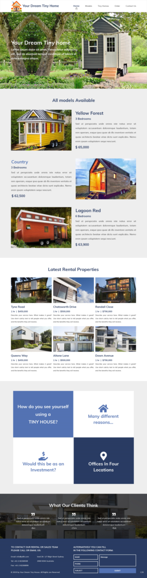 Web Design by pb for this project | Design: #22556022
