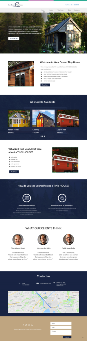 Web Design by pb for this project | Design: #22556024