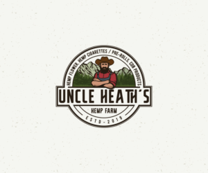 Uncle Heath's Hemp Farm | Logo Design by Dobar_logo
