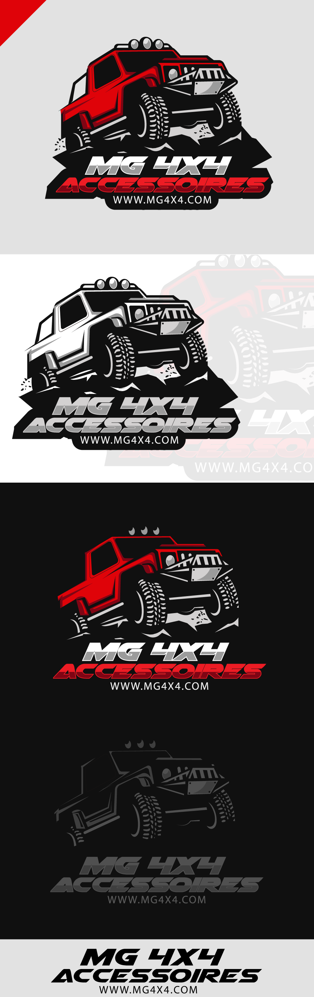 Logo Design by faouzibouyattar for EIRL MG 4X4 | Design #22554334