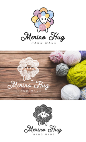 Merino Hug  | Logo Design by Cactus Designs