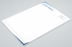 Letterhead Design by Petter Goms for Sean P. Kelly Pool Service | Design: #22561677