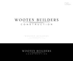 Wooten Builders/ (Sub Text) Construction. Development. Design | Logo Design by Dot Design 3
