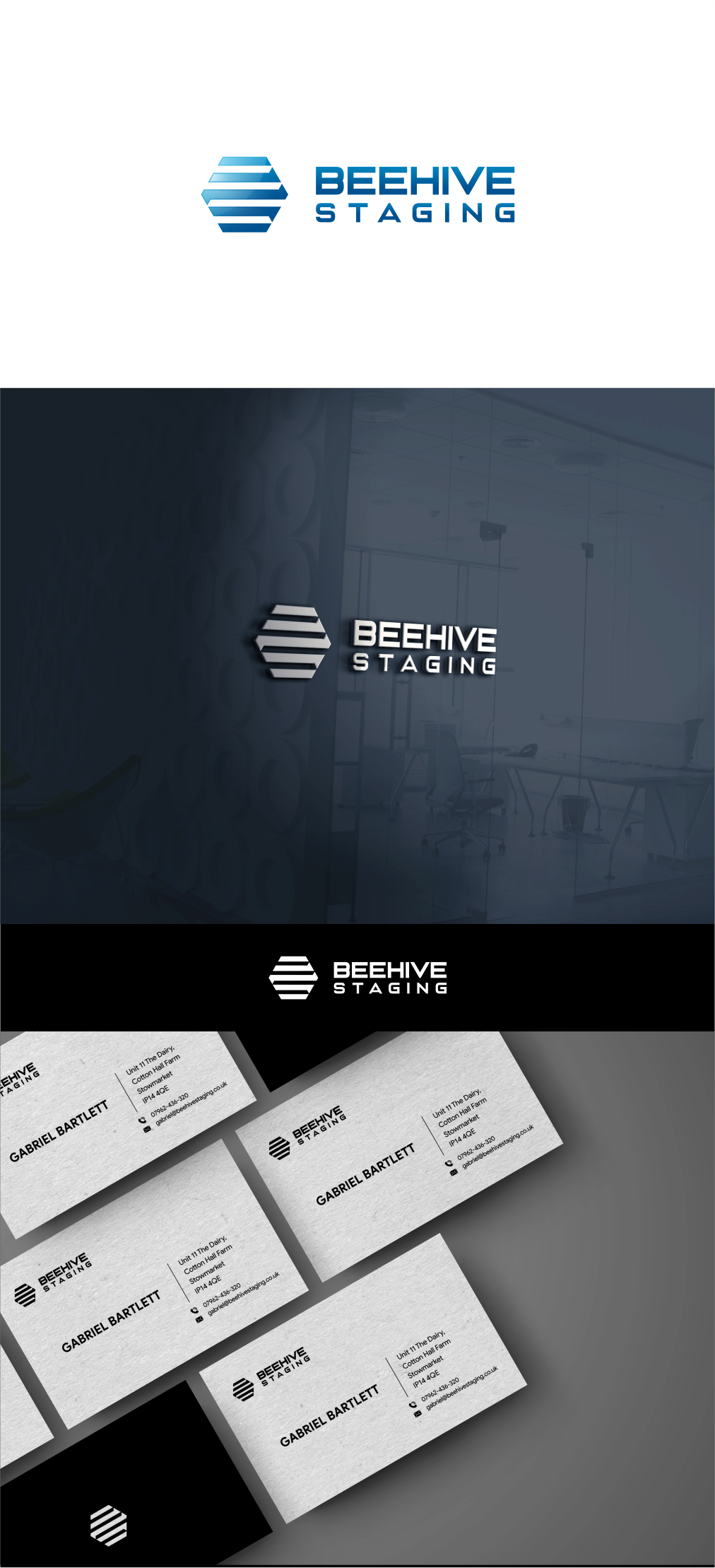 Logo Design by vinch std for Beehive Staging | Design #22604527