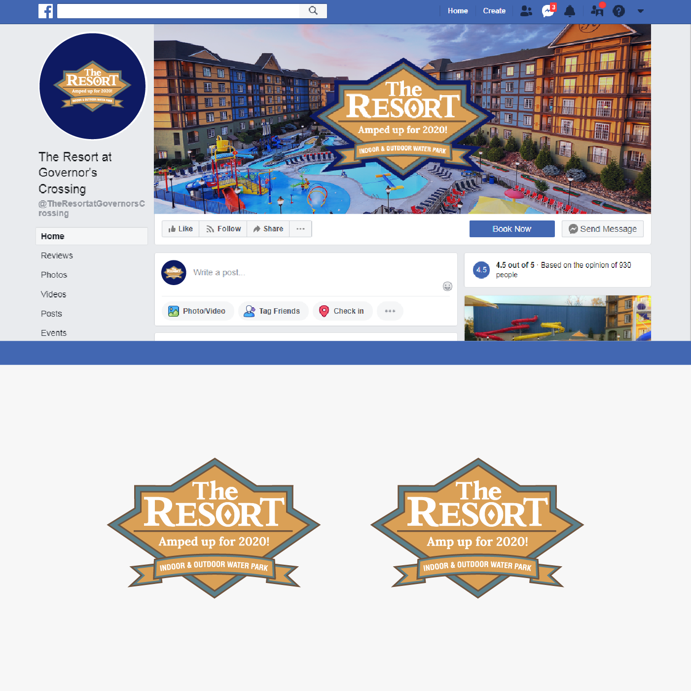 Logo Design by Top1Design for Smoky Mountain Resorts | Design #23059211