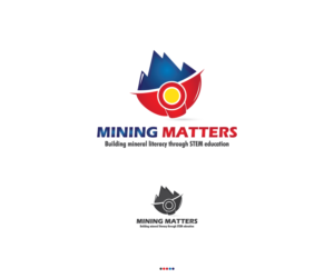 Mining Matters Building mineral literacy through STEM education | Logo Design by larismanis