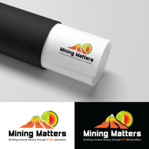 Mining Matters Building mineral literacy through STEM education | Logo Design by Rii