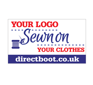your logo, sewn on, your garments ,today , shop | Schilder-Design von Thomas DeHart