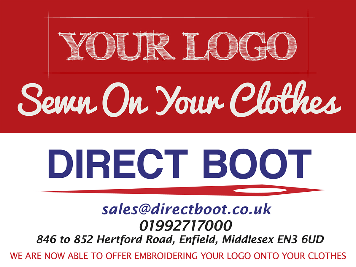 Schilder-Design von LineArt Design für DIRECT BOOT & SHOE SUPLIES LTD | Design #2965783