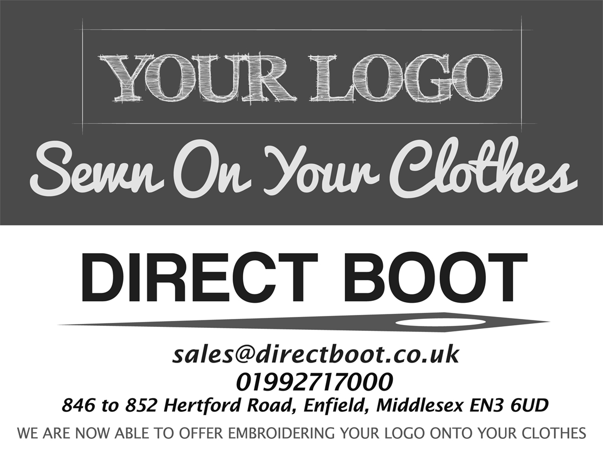 Diseño de Señalética por LineArt Design para DIRECT BOOT & SHOE SUPLIES LTD | Diseño #2965803