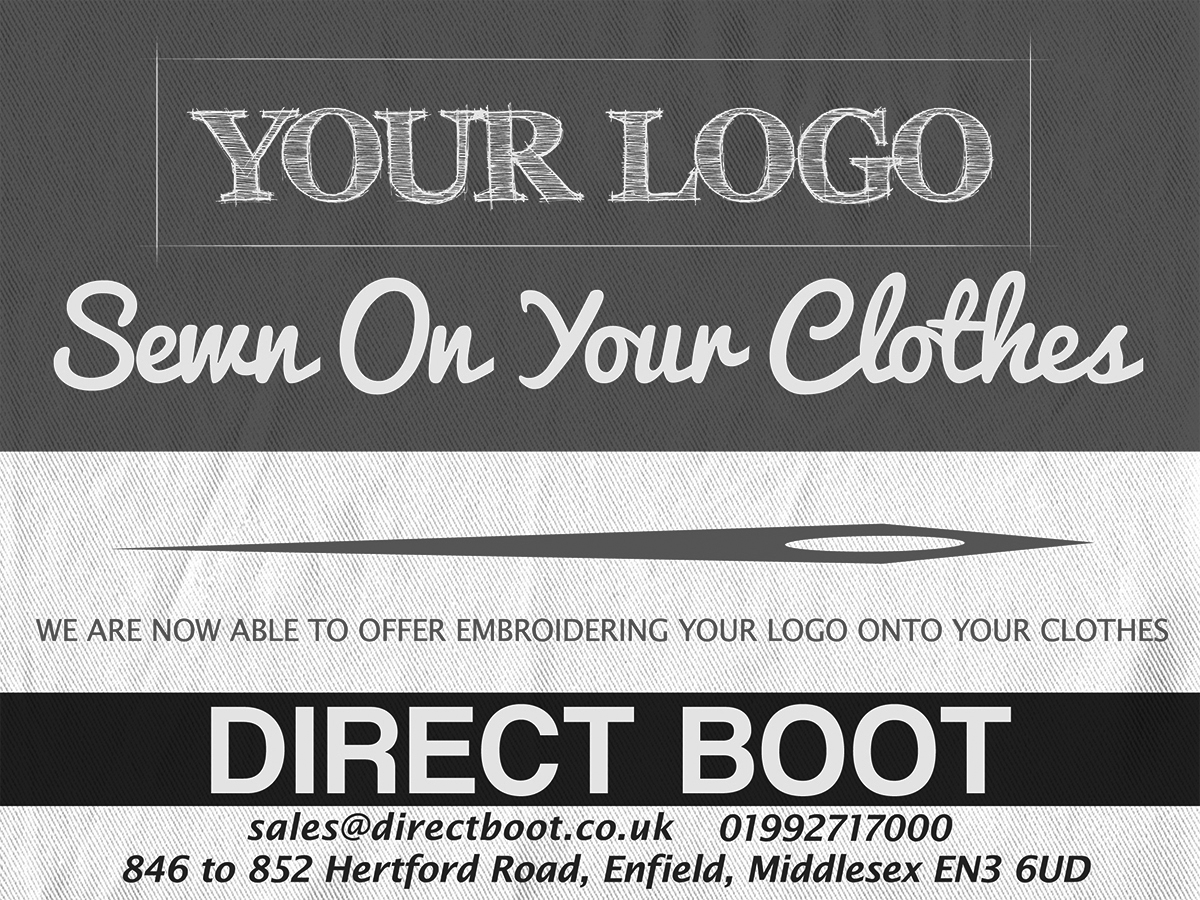 Signage Design by LineArt Design for DIRECT BOOT & SHOE SUPLIES LTD | Design #2966165