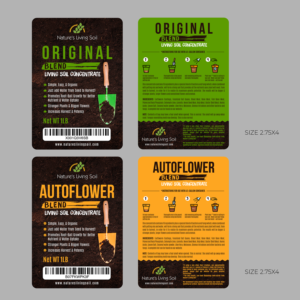 Diseño de Etiqueta por Pinky  para Nature's Living Soil | Diseño #22796912