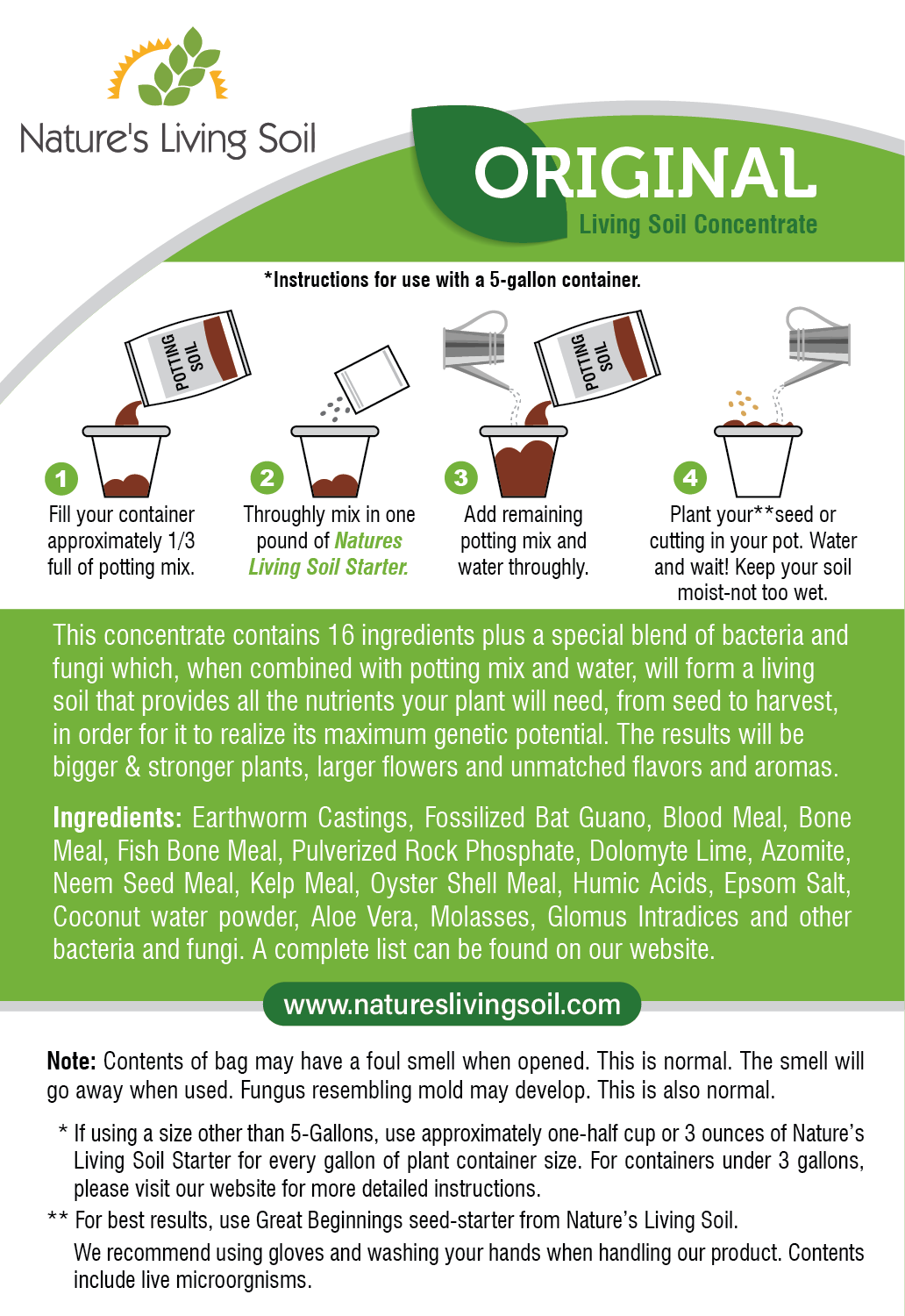 Label Design by Akshar Shailesh for Nature's Living Soil | Design #22623389