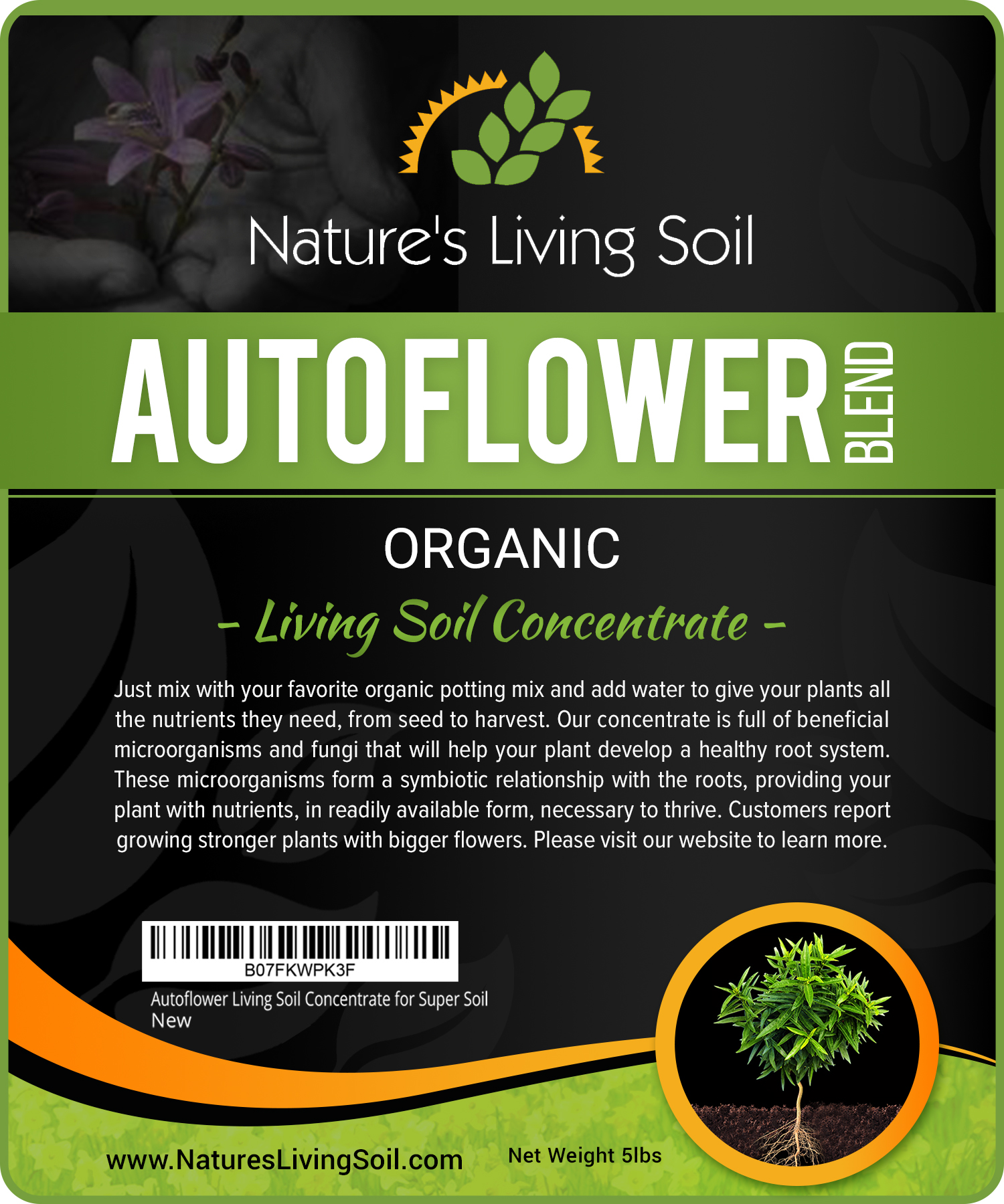 Label Design by SAI DESIGNS for Nature's Living Soil | Design #22843674